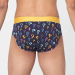 Men Pack of 2 Printed Cotton Basic Briefs