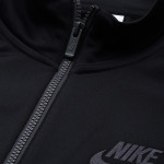 Men Black Brand Logo Printed Poly Knit Track Suit